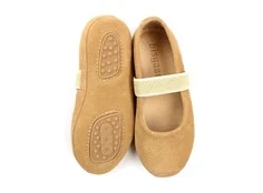 Bisgaard ballerina tan med elastik